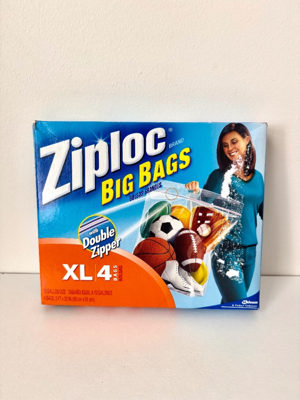 Ziplock Big Bags Size XL - Discontinued Item - Open Box 3 Unused Bags 10 Gallon